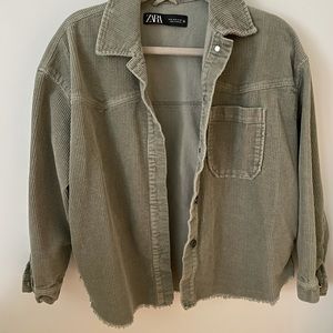ZARA | corduroy cropped jacket
